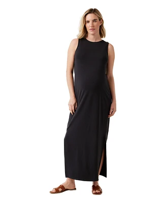 Ingrid + Isabel Maternity Sidekick Dress Black Xs