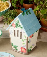 Certified International Flora Birdhouse Cookie Jar