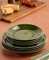 Certified International Verde Salad Plates, Set of 4, Service for 4