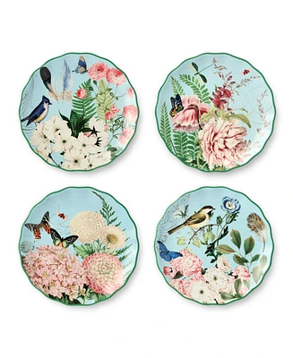 Certified International Flora Salad Plates, Set of 4