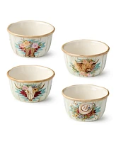 Certified International Rosewood Ice Cream Bowls, Set of 4