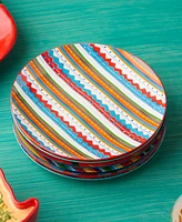 Certified International Caliente Salad Plates, Set of 6, Service for 6