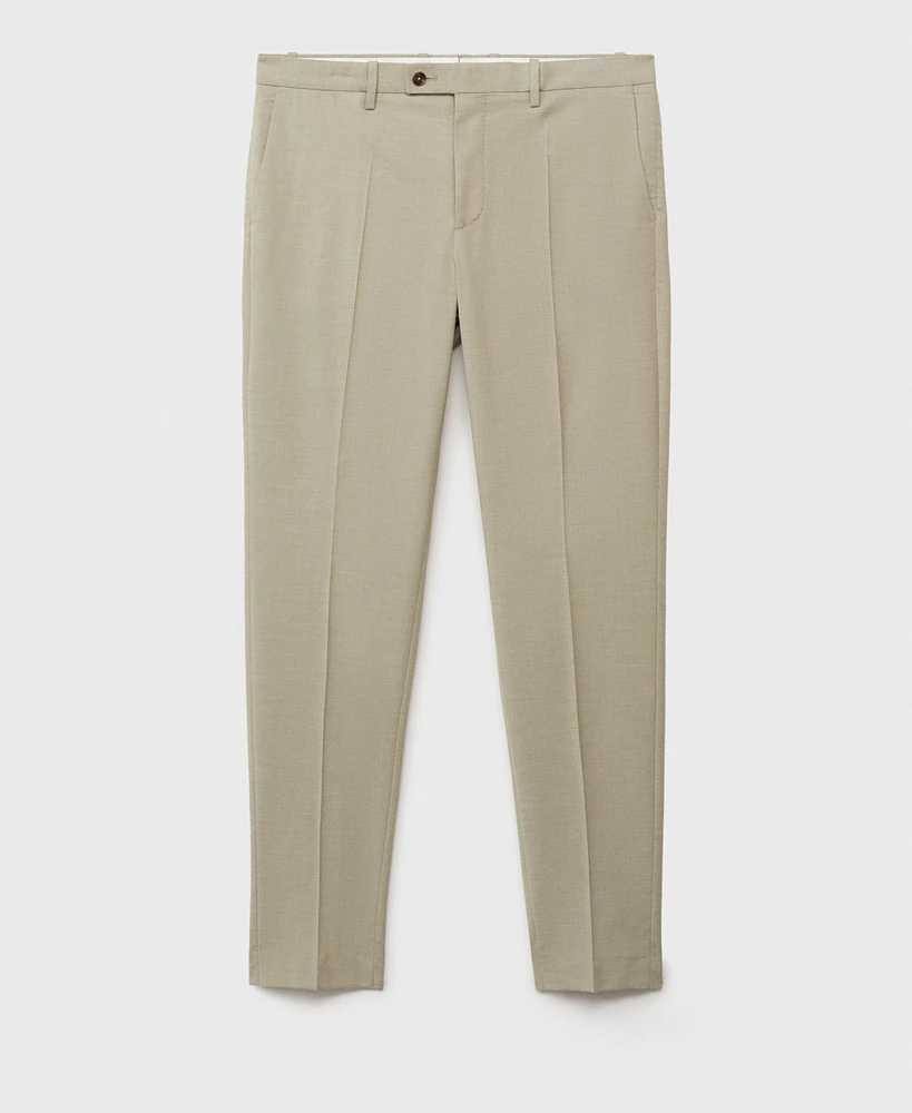Mango Men's Eu Slim-Fit Tailored Trousers