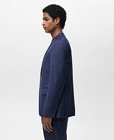 Mango Men's Slim-Fit Wool Blazer