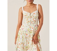Astr the Label Women's Julietta Milkmaid Midi Dress