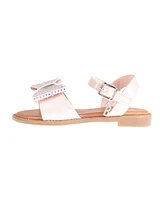 Bebe Little Girls Fashion with Special Rhinestone Bow Sandals
