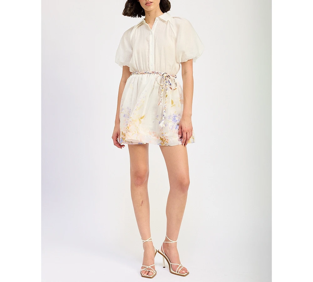 En Saison Women's Taylorann Mini Dress