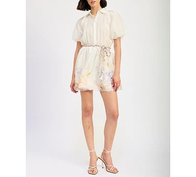 En Saison Women's Taylorann Mini Dress
