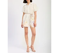 En Saison Women's Taylorann Mini Dress