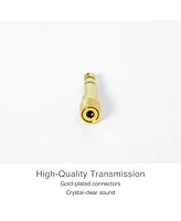 Mee audio 1/4" (6.3 mm) Stereo Audio Adapter ( Pack