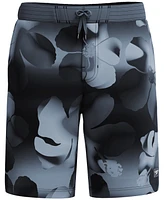 Speedo Men's Bondi Basin Abstract Print Drawstring 9" Boardshorts