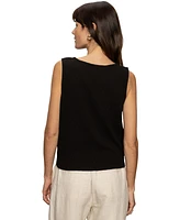 Sanctuary Women's Vacation Tie-Front Button-Up Vest
