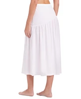 Sanctuary Women's Refresh Rib Asymmetric-Tier Swim Cover-Up Skirt