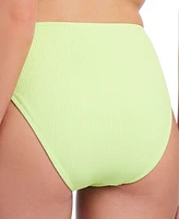 Sanctuary Women's Stay Connected High-Leg High-Rise Bikini Bottoms