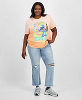 Hybrid Trendy Plus Crewneck Stitch Surf Graphic