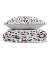 Tommy Hilfiger Boating Flags Cotton Reversible -Pc. Quilt Set
