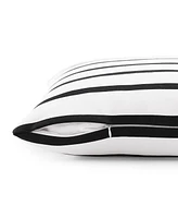 Tommy Hilfiger Placement Stripe Knitted Square Pillow, 20" X 20"