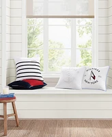 Tommy Hilfiger New York Flag Square Pillow, 20" X 20"