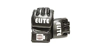 Elite Mma Cage Gloves, Premium Leather Grappling & Sparring Mitts for Ufc Combat Training, Punching Bag, and Mma Sparring, Large
