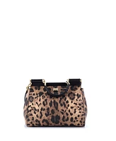 Pre-Owned Dolce & Gabbana Small Family Miss Sicily Bag Patchwork Saffiano Leather
