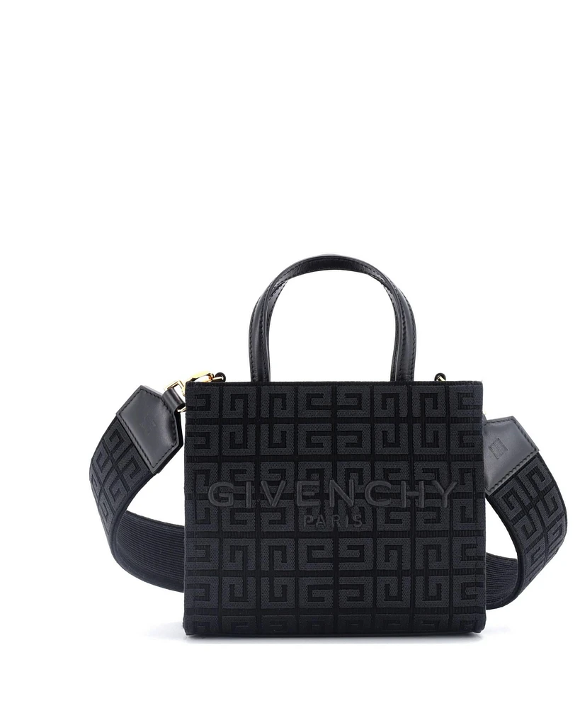 Pre-Owned Givenchy Mini G-Tote 4G Jacquard