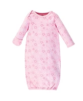 Luvable Friends Baby Girls Cotton Gowns, Rainbow, Preemie-Newborn