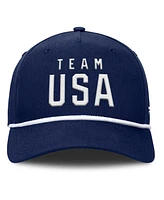 Fanatics Men's Navy Team Usa Captain Rope Adjustable Hat