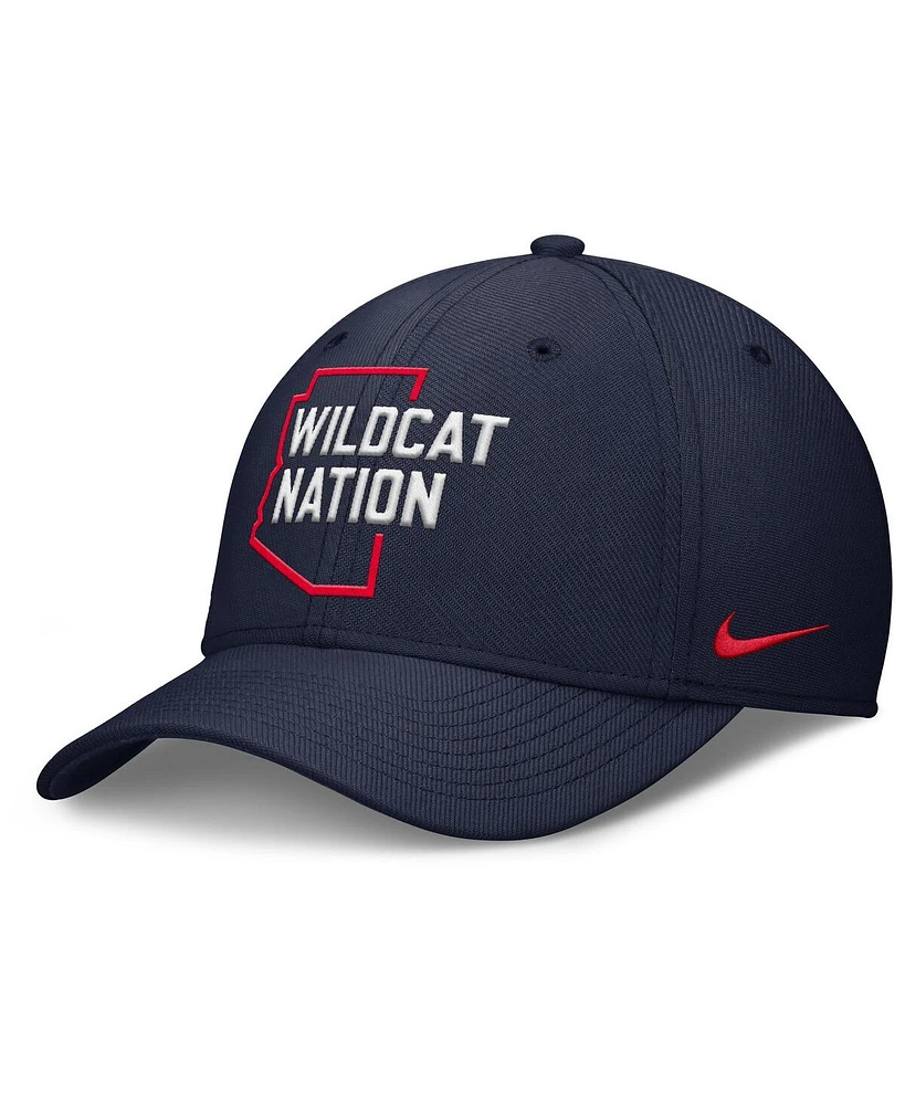 Nike Men's Navy Arizona Wildcats Local Swoosh Flex Hat