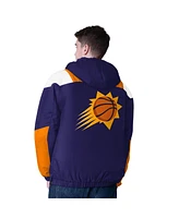 Starter Men's Purple/Orange Phoenix Suns Charger Half-Zip Pullover Jacket