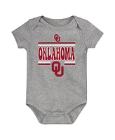 Outerstuff Newborn Crimson Oklahoma Sooners Sunday Comics Bodysuit 3-Pack