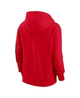 Nike Women's Red Georgia Bulldogs Oversize Lockup Phoenix Full-Zip Hoodie Jacket