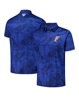 Columbia Men's Royal Florida Gators Pfg Super Terminal Tackle Omni-Shade Bangalow Polo Shirt