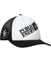 Lids Men's Black Public Enemy Music Trucker Adjustable Hat