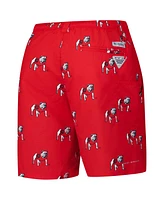 Columbia Men's Red Georgia Bulldogs Pfg Back Cast Iii Omni-Shade Shorts