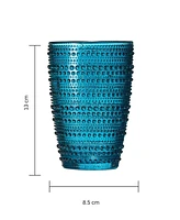 The Wine Savant Khen Beaded Highball Tumbler, Set of 6
