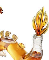 The Wine Savant Year Of The Dragon Whiskey and Wine Decanter