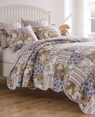 Greenland Home Fashions French Country Traditional -Pc. Quilt Set
