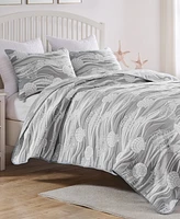Greenland Home Fashions Dover Reversible Matelasse -Pc. Coverlet Set