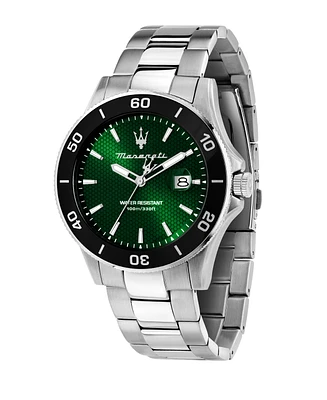 Maserati Men's Date Stainless Steel Watch, 43mm
