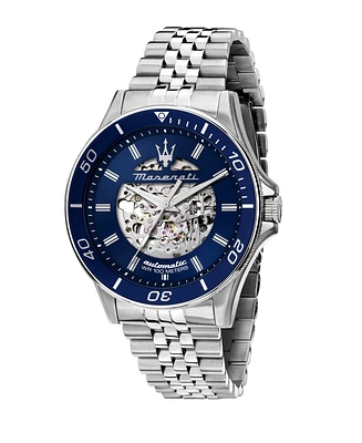 Maserati Men's Automatic Stainless-Steel Watch, 44mm