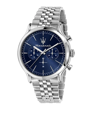 Maserati Men's Chronograph Stainless Steel Metal Band Watch, 42mm