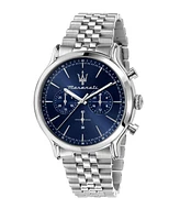 Maserati Men's Chronograph Stainless Steel Metal Band Watch, 42mm
