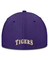 Nike Men's Purple Lsu Tigers 2025 Dugout Coaches Rise Swoosh Performance Flex Hat