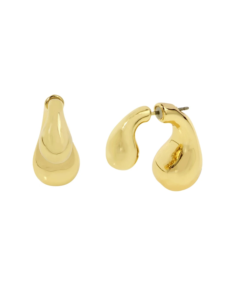 Steve Madden Teardrop Jacket Earrings