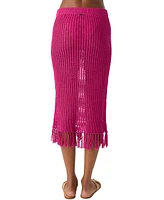 O'Neill Juniors' Pull-On Crochet Skirt Cover-Up