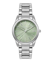 Olivia Burton Women's Glowful Silver Tone Stainless Steel Bracelet Watch