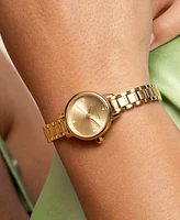 Olivia Burton Women's Mini Classic Gold Tone Stainless Steel Bracelet Watch, 23mm