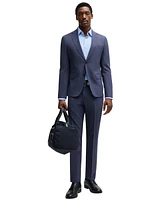 Boss by Hugo Men's Structured Stretch Regular-Fit Dress Shirt