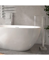 Modern Freestanding Bathtub Faucet with Hand Shower - Anti-Scald, Durable, and Easy to Install