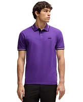 Boss by Hugo Boss Men's Stretch-Cotton Slim-Fit Polo